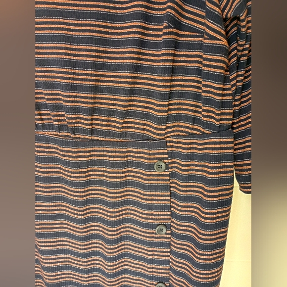 Lane Bryant Boatneck Sheath Dress With Button Detail - Picture 7 of 12